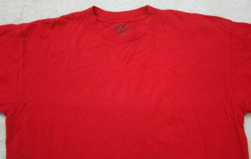 Large Champs Sports Red Short Sleeve Crew Neck Mans Cotton Tee T-Shirt Top R18 - Picture 2 of 4