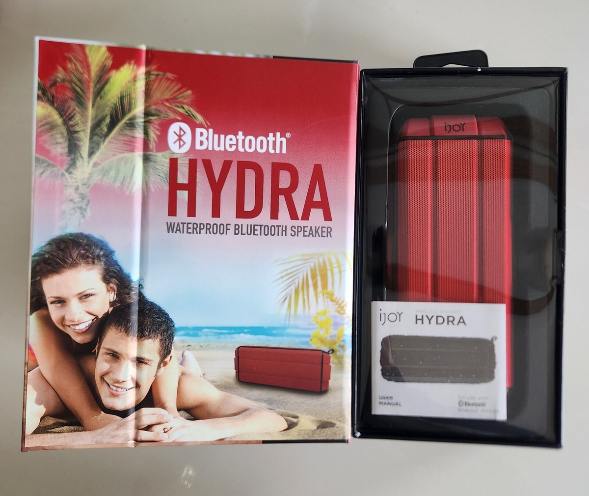 iJoy Rugged Waterproof Bluetooth Speaker Model Ijsp3000-r2b1 for