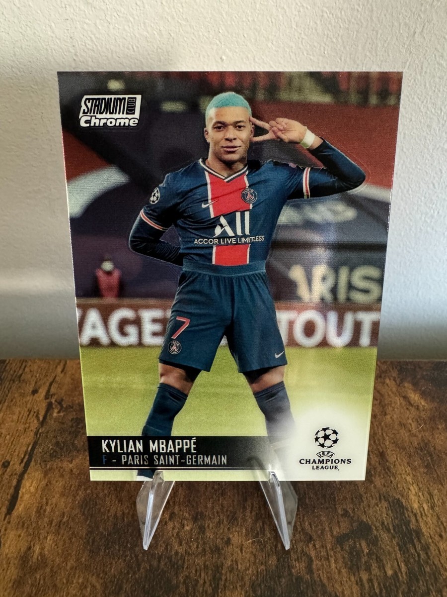 キリアン・エムバペ topps Chrome Kylian Mbappe Kylian Mbappe 2024-25 Topps Chrome UEFA Sapphire #1 | eBay