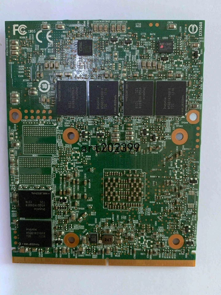 MS-1W051 GTX 570M/1535MB 1.5GB DDR5 Video CARD For MSI GT70 GT60 GX660R GT660 - Image 2 of 2