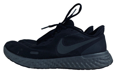 NIKE SNEAKER TURNSCHUHE 7 SCHWARZ Running Sport Textil Obermaterial Gummisohle Schnürer