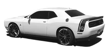 TAILBAND HELLCAT Stripes Trunk Decals Graphic for 2015-2023 Dodge Challenger