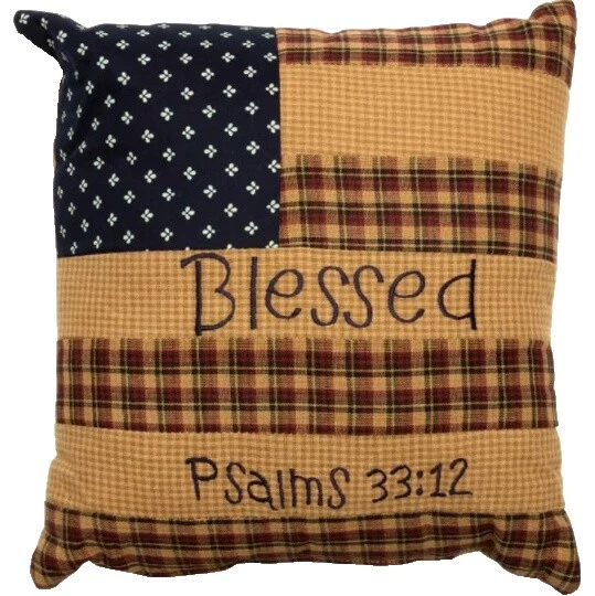 Patchwork Patriotic Home Décor Pillows