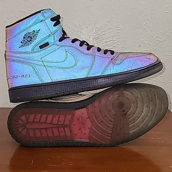 Air Jordan 1 Retro High Zoom Fearless Iridescent Mens