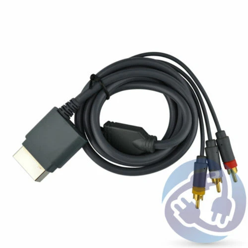 HD TV Premium RCA Composite AV A/V Cable Cord for Microsoft Xbox 360 - Image 3 of 3