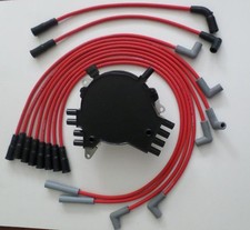 Chevy Corvette 1992-94 Lt1 5.7l 350 Optispark Distributor Red Spark Plug Wires