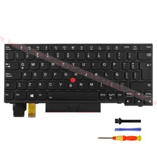 Latin Spanish Backlit Keyboard for Lenovo Thinkpad L13 Yoga Gen2 20VL 20VK