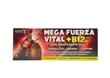 Mega Fuerza Vital + B12 Ampolletas