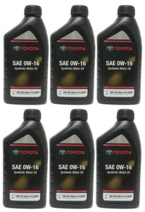 Масло моторное 0w16 toyota