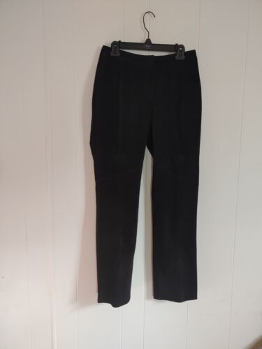 YVONNE MARIE Black Leather Pants Size 6