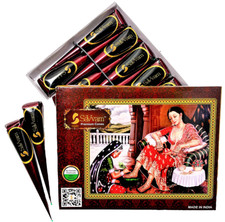 SHIPS US SaVvam Premium Henna Cones Temporary Tattoo Mehandi Cone FAUX FRECKLES