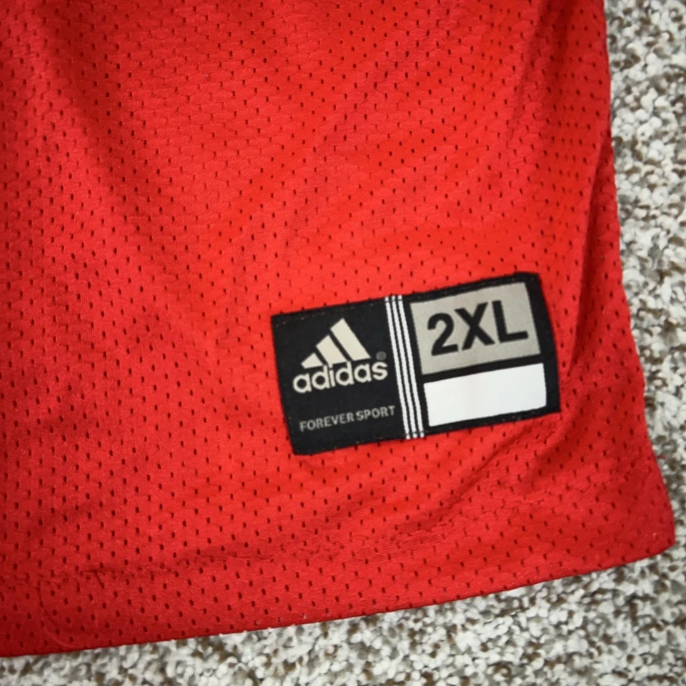 Kansas Jayhawks Football Jersey Mens 2XL Red NCAA Adidas Orange Bowl #5 Sport - Image 4 of 4