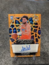 2024-25 PANINI MOSAIC ROOKIE SCRIPTS AJAY MITCHELL AUTOGRAPH /25 - THUNDER  RC 