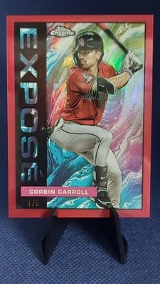 2025 Topps Chrome Corbin Carroll Expose Red  TCE-7  #4/5 