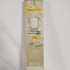 CORDLESS Easy Lift MINI BLIND - 26 in Width, 64 in Length, 1" Slat, PEARL WHITE,