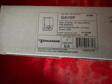 Edwards G4VWF Wall Strobe - White New - Fire Alarm Part