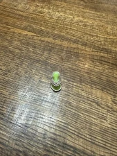 Sterling Silver Green Enamel Flip Flop Charm Pendant 925 FAS