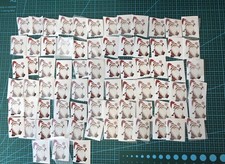 Ceramic on-glaze decals x75. Christmas gnome. Height 45mm