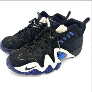 シューズ(男性用) Nike AIR ZOOM FLIGHT 5 27.0 Nike Air Zoom Flight Five 5 Jason Kidd White Black Size 14