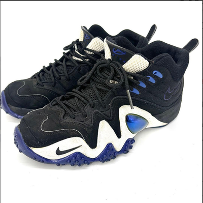 Nike Air Zoom Flight V OG Jason Kidd Vintage 1990s Black Blue US 8
