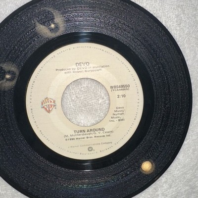 Devo 45 Whip It / Turn Around Warner Brothers VG++