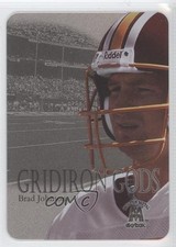 1999 Skybox Molten Metal Gridiron Gods Silver Brad Johnson #19GG 0c4