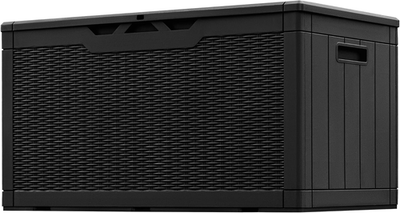 #ad #ad 100 Gallon Resin Patio Storage Box for Garden Tools Outdoor Furniture Cushions $111.99