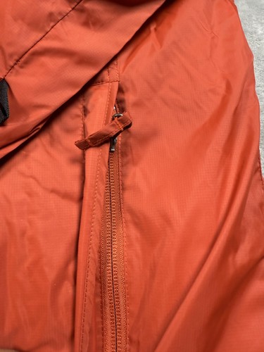 LL Bean Jacke Herren XL orange gefüttert durchgehender Reißverschluss gesteppt leicht Outdoor Puffer - Bild 4 von 10