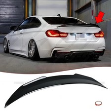 For 2014-20 Bmw F32 428i 430i 435i M4 Coupe Glossy Black High Kick Trunk Spoiler