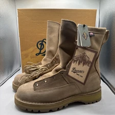 Danner 8" Acadia 24495 600g GTX Tan Military Steel Toe Boots Size 9 New W/ Box