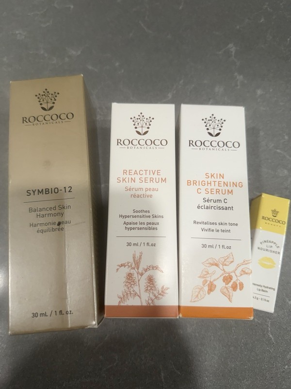 NIB Roccoco Botanicals Symbio 12 Skin Brightening C Serum Reactive Serum Lot