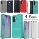 For Samsung Galaxy A36 5G Rugged Dual Layer Phone Case Cover / Screen Protector
