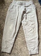 Nike Boy s Gray Jogger Sweatpants M Cotton Polyester Activewear Pockets
