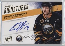 2012 Prime Signatures 2013-14 Panini Update Gold 17/25 Cody Hodgson #18 Auto 0a6