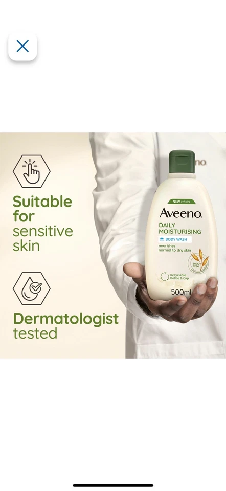 Aveeno Moisturising Cream | 500ml - Image 2 of 2