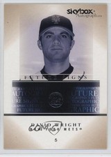2005 Skybox Autographics Future Signs David Wright #17FS n1u