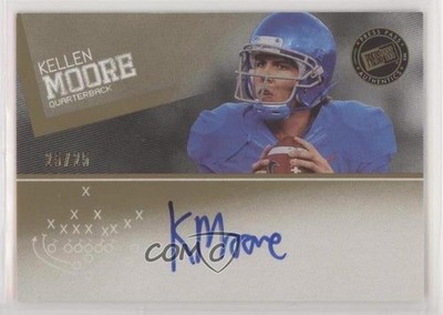 2012 Press Pass Signings Gold 25/25 Kellen Moore #PPS-KM Rookie Auto RC 00ah