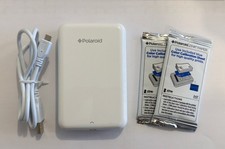 POLAROID ZIP MOBILE PHOTO PRINTER ZINK ZERO INK + 20 SHEETS W/ CABLE + BOX