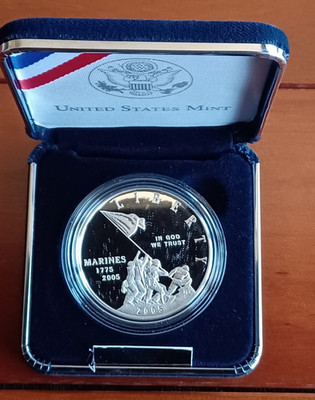 2005 Marine Corps 230th Anniversary Silver Dollar | eBay