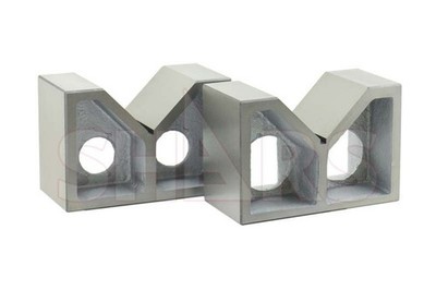 Shars 8'' x 4'' x 5-1/2'' 90 Degree Cast Iron Pair Jumbo V-Blocks New R