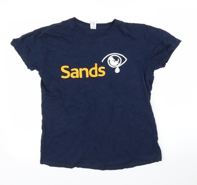Basic-T-Shirt Damen UK Größe M Roly Blau