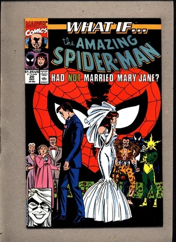WHAT IF...#20_DEC 1990_NM MINUS_AMAZING SPIDER-MAN HAD NOT MARRIED MARY JANE?!