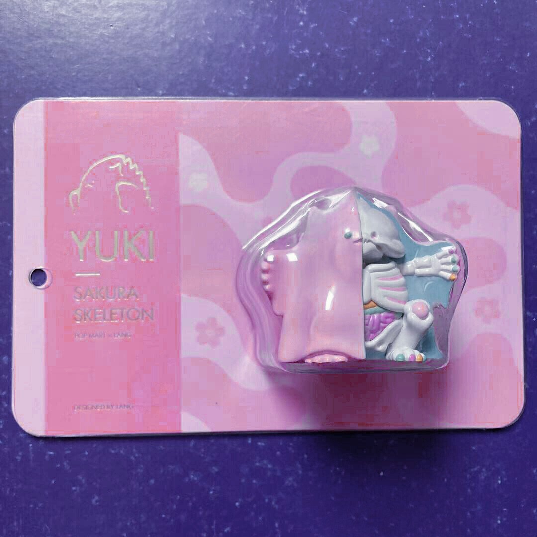 POP MART x LANG Yuki Sakura Skeleton Art Toy Limited Collectible