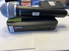 Shure BLX2/BLX4 H8 Handheld wls w PG58 system. 1 works excellent, great shape