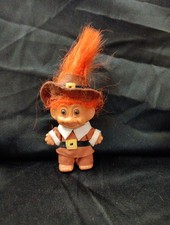 Vintage Russ Thanksgiving Day Pilgrim Troll Doll
