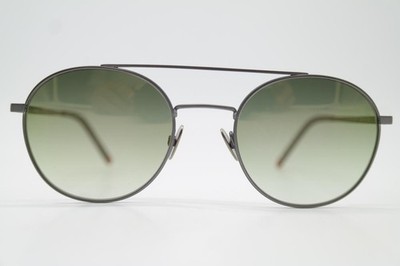 Flawless ME 7014 Köemon Onodera Titanium Silver Oval Sunglasses New