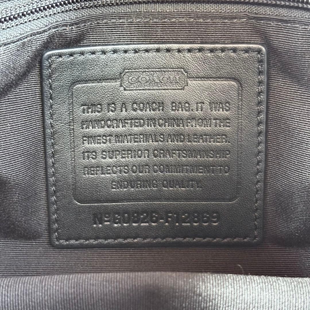 Excellent condition Coach Legacy Turn Lock Bag Black thumbnail 9