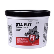 Oatey 5 lb Beige Plumber's Putty Flexible Watertight Seal for Plumbing Fixtures