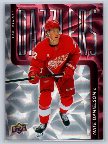 2025-26 Upper Deck Dazzlers Holiday Nate Danielson RC Detroit Red Wings #DZ-103
