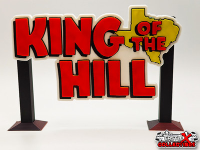 King of The Hill 3D Printed Wall Art (Retro Texas Hank Funny Show Comedy Comic)